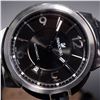 Image 2 : Swarovski Watch, Black Automatic, Stainless Steel Case with Leather Strap