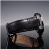 Image 3 : Swarovski Watch, Black Automatic, Stainless Steel Case with Leather Strap