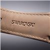 Image 7 : Swarovski Watch, Black Automatic, Stainless Steel Case with Leather Strap