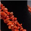 Image 4 : 2pc Red Turquoise and Beaded Multi Stranded Necklaces