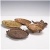 Image 3 : 5pc Vintage Cast Metal Ashtrays