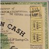 Image 2 : 1936 $1 Fostoria Industrial Ohio Scrip Note with Stickers