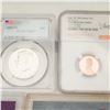 Image 3 : 11pc US Coin Collection Sets and Singles Proof Slabs