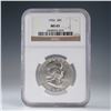 Image 1 : 1956 Franklin Silver Half Dollar NGC Graded MS 65