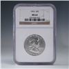 Image 1 : 1963 Franklin Silver Half Dollar NGC Graded MS 64