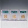 Image 2 : 7 2007-2009 U.S. Presidential  Graded Dollar Coins & Mint Varieties Set