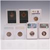 Image 2 : 7pc 1956-2006 Washington Quarters NGC, PCGS, SGS, & INB Graded