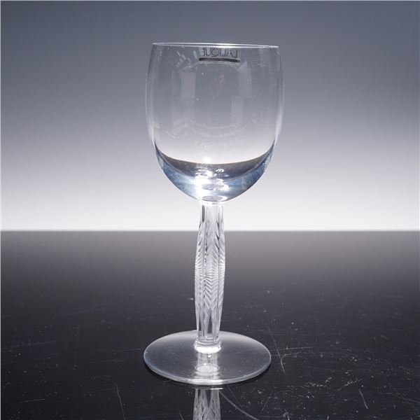 Lalique Crystal Diamant Wine Glass