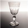 Image 2 : 5pc Etched Crystal Decanter with Stopper and Cordial Glass Set
