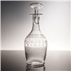 Image 3 : 5pc Etched Crystal Decanter with Stopper and Cordial Glass Set