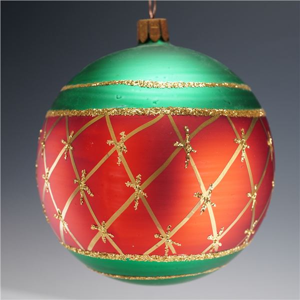Waterford Holiday Heirloom Christmas Ornament, Diamond Cut Ball