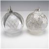 Image 1 : 2pc Waterford Holiday Heirloom Christmas Tree Ornaments