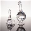 Image 2 : 2pc Swarovski Silver Crystal Figurines, Mother Goose and Gosling Harry