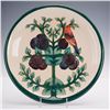 Image 1 : Moorcroft Pottery Plate, Plum Trees and Bird