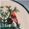 Image 2 : Moorcroft Pottery Plate, Plum Trees and Bird