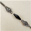 Image 2 : 4pc Swarovski Crystal Necklace, Bracelet, and Earrings Set
