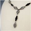Image 3 : 4pc Swarovski Crystal Necklace, Bracelet, and Earrings Set