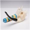 Image 2 : 2pc Hand Crafted Tobacco Pipes, Lion and Unicorn