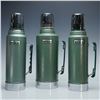 Image 1 : 3pc Stanley Aladdin Steel Quart Thermos Bottles, Quart and Half Gallon