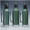 Image 2 : 3pc Stanley Aladdin Steel Quart Thermos Bottles, Quart and Half Gallon