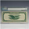 Image 4 : 1918 $1 Federal Reserve Bank Boston Banknote PMG Graded 35 Choice Very Fine