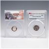 Image 1 : 2pc 2022-P PCGS MS67FB & 2022-S ANACS PR70 DCAM 10c Roosevelt Dimes