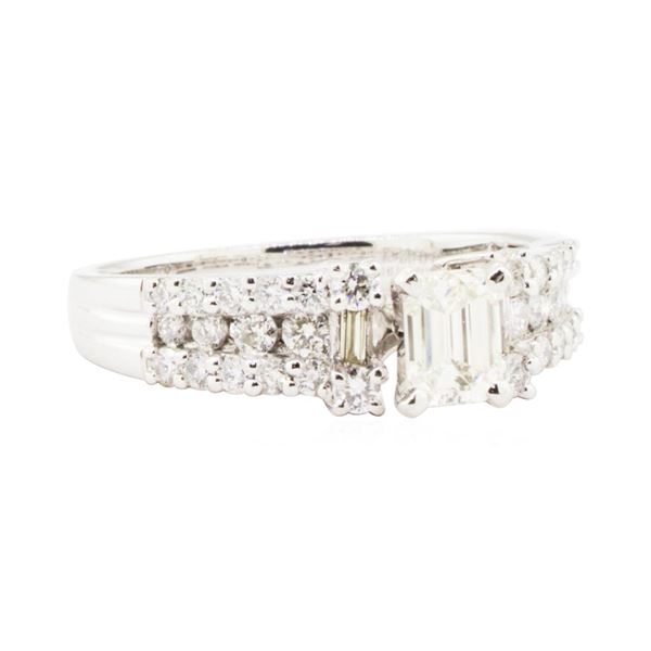 23.47 ctw Rubellite And Diamond Bracelet - 18KT White Gold