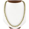 Image 1 : 14K Two Tone Gold 23.5" Textured Round Open Rolo Cable Link Chain Necklace