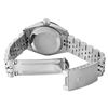 Image 9 : Rolex Ladies Stainless Steel Silver Index Diamond And Ruby Rolex Date Wristwatch