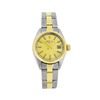 Image 2 : Rolex Ladies Two Tone Gold And Steel Champagne Dial Oyster Band Watch With Rolex