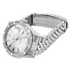 Image 4 : Rolex Mens 36MM Stainless Steel Silver Index Dial 18K Gold Pyramid Diamond Bezel