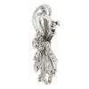 Image 2 : Vintage Platinum Gia 8.2 ctw Diamond Large Flower Statement Pin Brooch Pendant