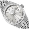 Image 1 : Rolex Ladies Stainless Steel Silver Index Engine Turn Bezel Watch With Rolex Box