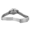 Image 9 : Rolex Ladies Stainless Steel Quickset Silver Index Dial Diamond And Ruby Bezel D