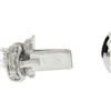 Image 1 : French 18k White Gold 4.09 ctw Baguette & Round Diamond Line Statement Bracelet