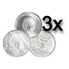 Image 1 : Donald Trump 1oz .999 Fine Silver Coin Assorted SET (3)