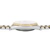 Image 6 : Rolex Mens Two Tone Sapphire Factory Champagne Diamond Dial Fluted Bezel Datejus