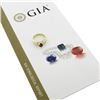 Image 9 : 18K Yellow Gold 1.43 ctw GIA Oval Red Ruby & Baguette Diamond Engagement Ring