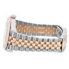 Image 8 : Mens 18K Two Tone Rose Gold And Stainless Steel Wimbledon Roman Dial Datejust 41