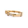 Image 3 : 18KT Yellow Gold 9.26 ctw Amethyst, Citrine & Diamond Flex Bangle Bracelet