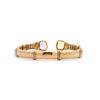 Image 4 : 18KT Yellow Gold 9.26 ctw Amethyst, Citrine & Diamond Flex Bangle Bracelet