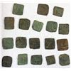 Image 1 : BACTRIA: Menander I, ca. 155-130 BC, LOT of 18 square AE chalkoi