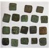 Image 2 : BACTRIA: Menander I, ca. 155-130 BC, LOT of 18 square AE chalkoi