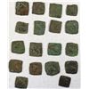 Image 1 : BACTRIA: Menander I, ca. 155-130 BC, LOT of 18 square AE chalkoi