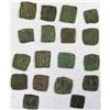 Image 2 : BACTRIA: Menander I, ca. 155-130 BC, LOT of 18 square AE chalkoi
