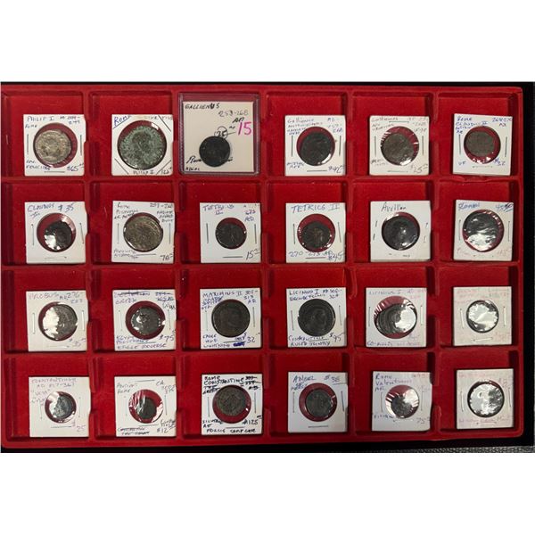 ROMAN EMPIRE: LOT of 38 coins