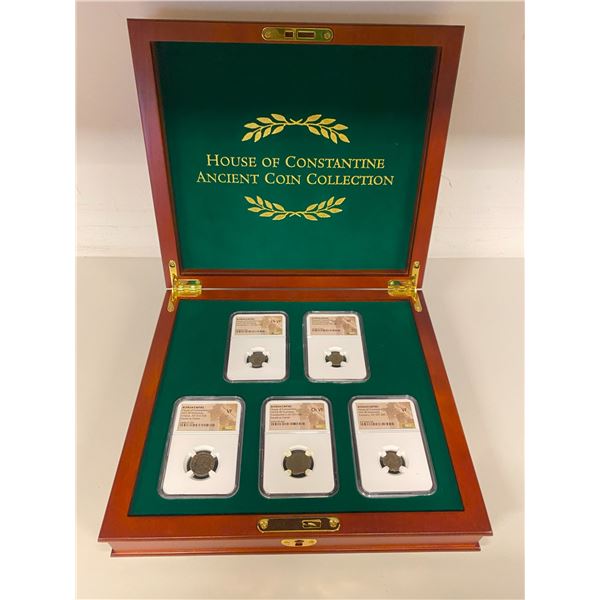 ROMAN EMPIRE: LOT of 5 certified coins