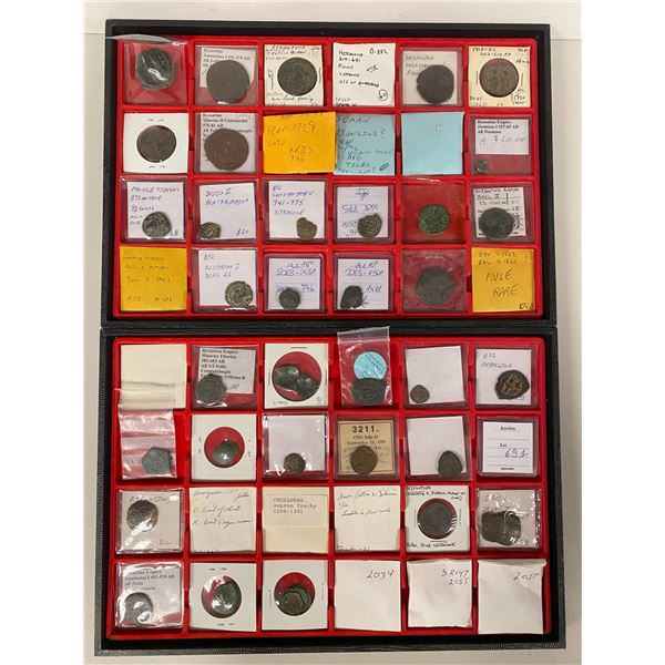 BYZANTINE EMPIRE: LOT of 156 bronzes