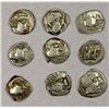 Image 1 : ARABIA: QATABAN: LOT of 10 AR hemidrachms