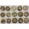 Image 1 : SASANIAN KINGDOM: LOT of 15 silver drachms